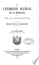 De l'exercice illégal de la médecine