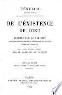 De l'existence de Dieu