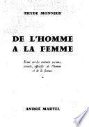 De l'homme à la femme