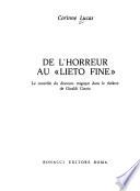 De l'horreur au lieto fine