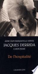 De l'hospitalité
