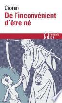 De l'inconvénient d'être né