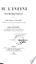 De l'infini mathématique