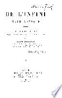 De l'infini mathématique