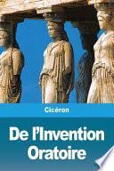 De l'Invention Oratoire