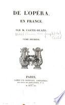 De l'Opéra en France