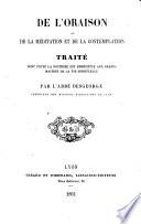 De l'oraison ou De la méditation et de la contemplation