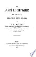 De l'unité de composition et du débat entre Cuvier et Geoffroy Saint-Hilaire