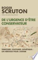 De l'urgence d'être conservateur