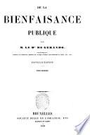De la bienfaisance publique