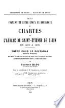De la communaute entre epoux en Bourgogne