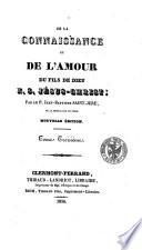 De la connaissance et de l'amour du fils de Dieu N. S. Jésus-Christ