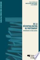 De la décentralisation au partenariat
