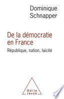 De la démocratie en France