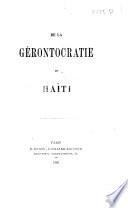 De la gérontocratie en Haïti