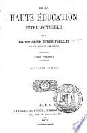 De la haute éducation intellectuelle