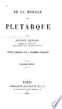 De la morale de Plutarque