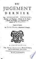 De la mort et du jugement dernier