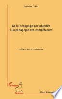 De la pédagogie par objectifs à la pédagogie des compétences