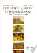 De la peinture de paysage dans l'Allemagne romantique