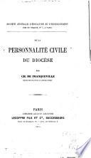 De la personnalité civile du diocèse