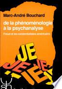 De la phénoménologie à la psychanalyse