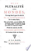 De la pluralité des mondes