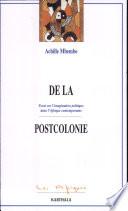 De la postcolonie