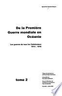 De la première guerre mondiale en Océanie