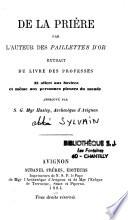 De la prière