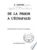 De la prison à l'échafaud