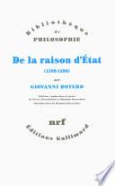 De la raison d'État