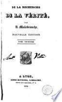 De la recherche de la verité, 3