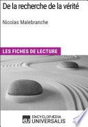 De la recherche de la vérité de Nicolas Malebranche