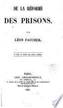 De la réforme des prisons