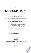 De la réligion