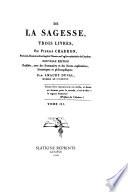 De la sagesse