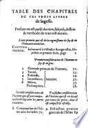De la Sagesse. Livres trois