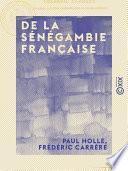 De la Sénégambie française