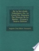 De la Servitude Volontaire
