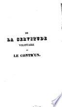 De la servitude volontaire, ou Le contr'un