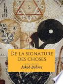 De la signature des choses