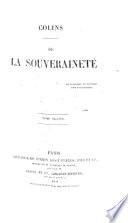 De la souveraineté