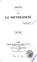 De la souveraineté