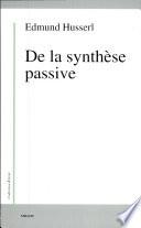 De la synthèse passive