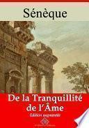 De la tranquillité de l’âme – suivi d'annexes