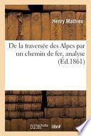 De la traversée des Alpes par un chemin de fer, analyse