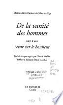 De la vanité des hommes