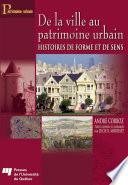De la ville au patrimoine urbain