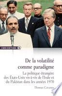 De la volatilité comme paradigme